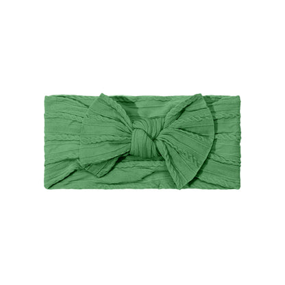 Syga Green, Pink & Lavender Headbands-Solid-Cotton Blend-Pack Of 3-For Infants