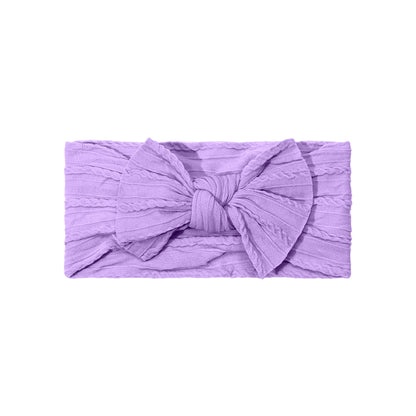 Syga Green, Pink & Lavender Headbands-Solid-Cotton Blend-Pack Of 3-For Infants