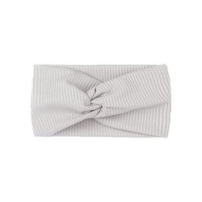Syga Pink, Lavender & Light Grey Headbands-Solid-Cotton-Pack Of 4-For Infants