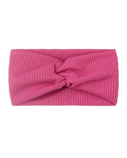 Syga Pink Headband-Striped-Cotton-For Infants