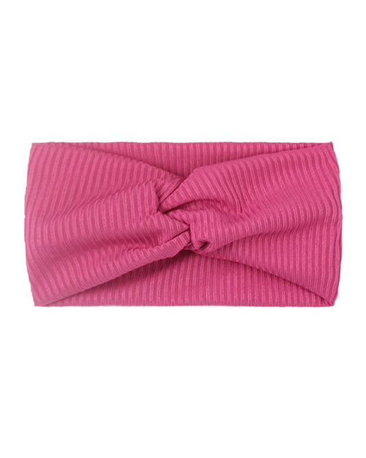 Syga Pink Headband-Striped-Cotton-For Infants