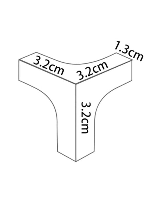 SYGA Edge Guard Protector-Pre Taped-Suitable for Table and Desk-With Impact Absorbing Foam-T Shape-Transparent