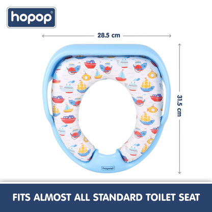 Hopop Baby Potty Seat-With Soft Cushioning & Side Handles-6 to 48M-Ship