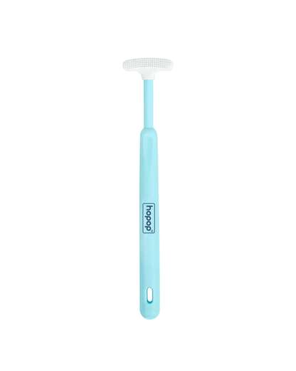 Hopop Baby Tongue Cleaner-Ergonomic Design-Blue