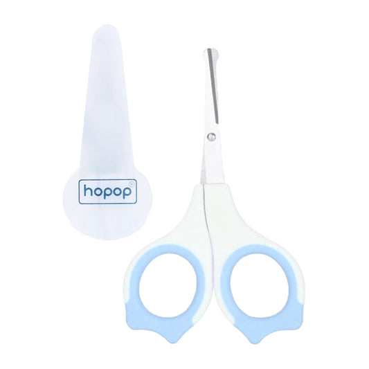 Hopop Baby Nail Scissor-With Rounded Tips-0 to 12M-Blue