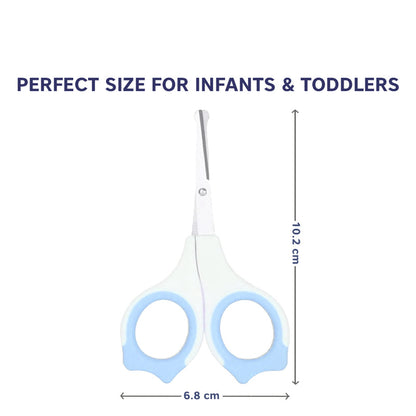 Hopop Baby Nail Scissor-With Rounded Tips-0 to 12M-Blue