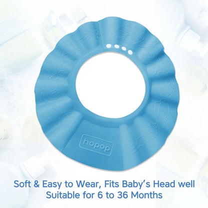 Hopop Shampoo Repellant Shower Cap-Blue