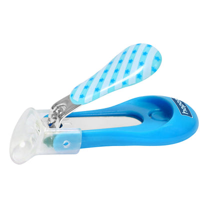 Hopop Nail Clipper-With Skin Guard-Blue Check
