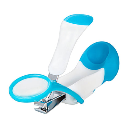 Hopop Nail Clipper-With Magnifying Zoom Lens-Blue