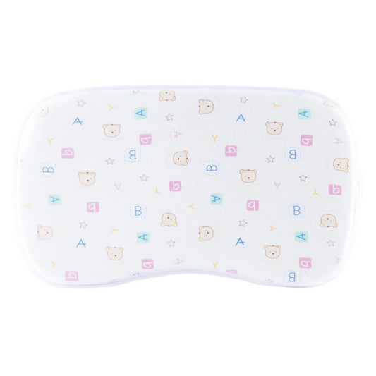 Hopop Memory Foam Baby Pillow-Prevents Flat Head Syndrome-Eases Neck Tension of Baby-Animal-For Infants