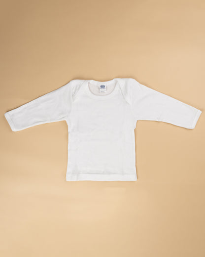 Hopop White Vest-Solid-Cotton-Pack of 2-For Infants