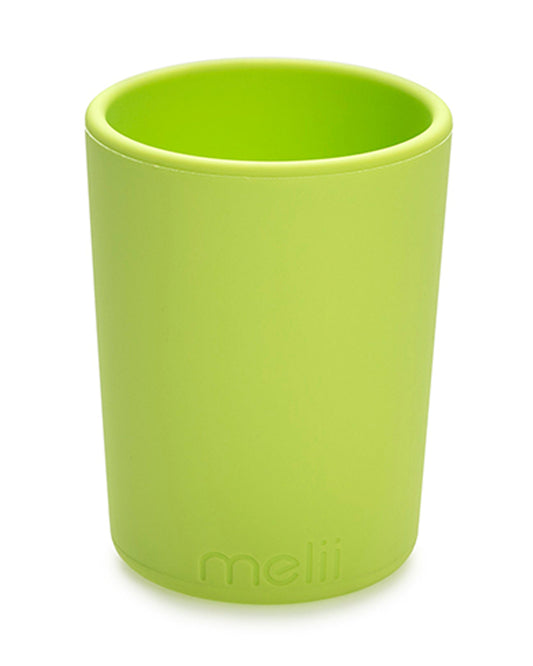 Melii 3 Piece Meal Set-Food Grade Silicone-Microwave & Dishwasher Safe-Lime, Mint & Blue-For Feeding Infants