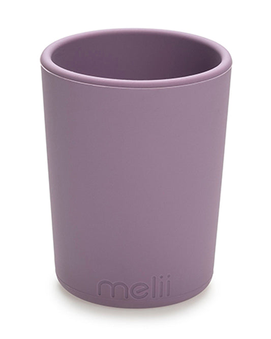 Melii 3 Piece Meal Set-Food Grade Silicone-Microwave & Dishwasher Safe-Purple, Grey & Pink-For Feeding Infants