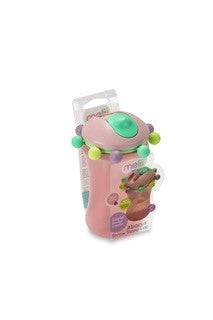 Melii Abacus Sippy Cup-With Flip Top-Doubles as a Toy-Dishwasher Safe-340 ml-Pink