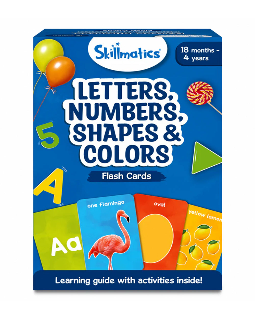 Letters, Numbers, Shapes & Colors Flash Cards