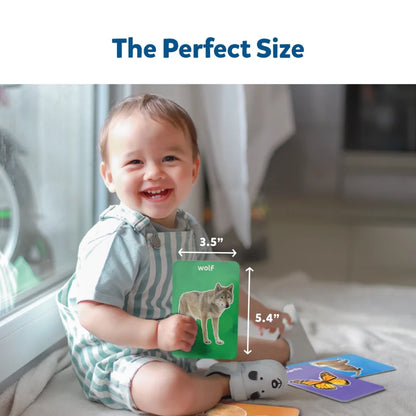 Skillmatics First 100 Animals Flash Cards-50 Double Sides Cards-Enhances Learning-Learning & Educational Toys-12M+