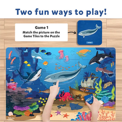 Skillmatics Under Water Floor Puzzle-48 Jumble Pieces-Learning & Educational Toys-12M+