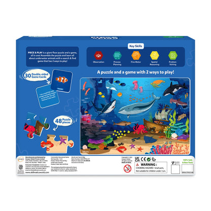 Skillmatics Under Water Floor Puzzle-48 Jumble Pieces-Learning & Educational Toys-12M+