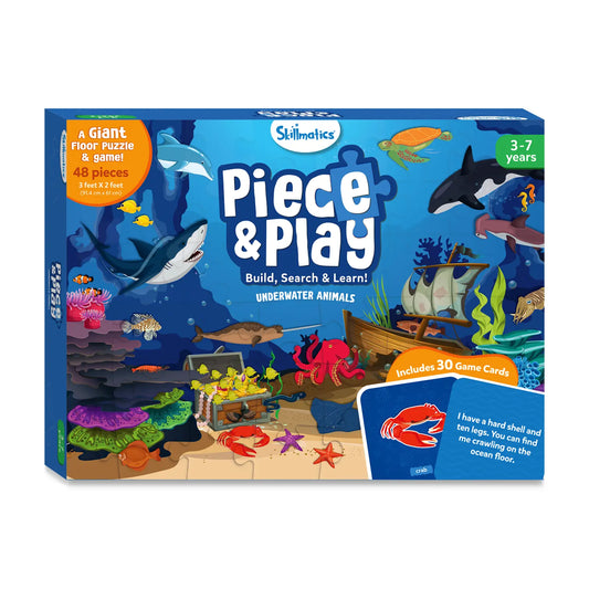 Skillmatics Under Water Floor Puzzle-48 Jumble Pieces-Learning & Educational Toys-12M+