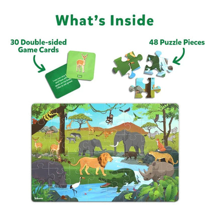 Skillmatics Animal Floor Puzzle-48 Jumble Pieces-Learning & Educational Toys-12M+