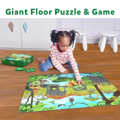 Skillmatics Animal Floor Puzzle-48 Jumble Pieces-Learning & Educational Toys-12M+