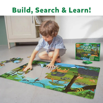 Skillmatics Animal Floor Puzzle-48 Jumble Pieces-Learning & Educational Toys-12M+