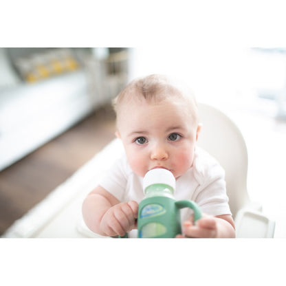 Dr. Brown's 100% Silicone Handles-For Narrow Feeding Bottles-BPA Free-Green