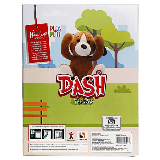 Pugs at Play Peek A Boo Dash Dog-Stuffed Animal-Realistic Sounds-Safe and Durable-Battery Operated-Interactive Plush Cuddly Toy For Newborn