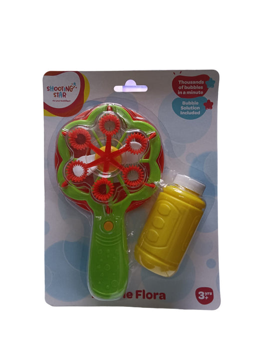 Shooting Star Bubble Flora Green-With Bubble Solution-1000 Bubbles Per Minute-Indoor Toy-0M+