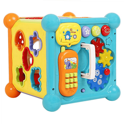 Shooting Star Remote Control Intelligent Musical Box-With Sound & Musical Effects-Includes 20 Blocks, Animals & Letters-Musical Toy-12M+