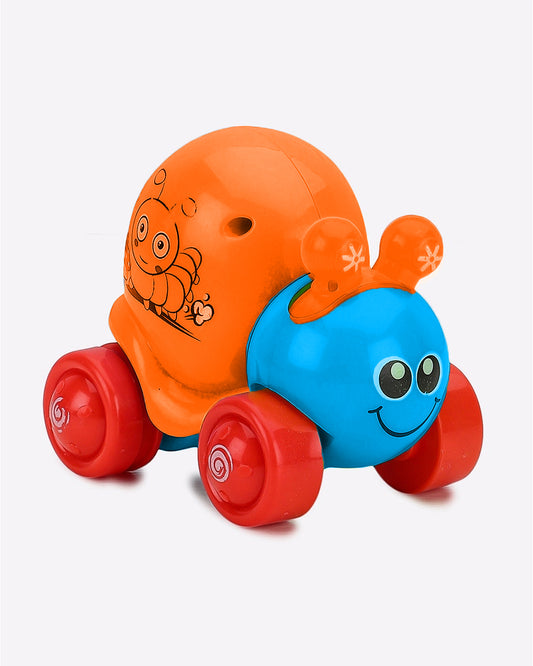Shooting Star Friction Big Cute Snail-Enhances Motor Skills-Assorted Color-Vehicle Toy-9M+