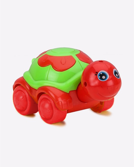 Shooting Star Friction Big Cute Turtle-Enhances Motor Skills-Assorted Color-Vehicle Toy-9M+