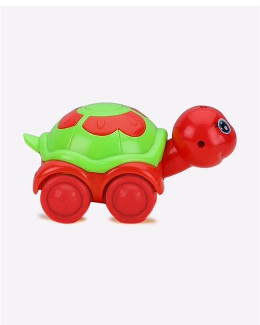 Shooting Star Friction Big Cute Turtle-Enhances Motor Skills-Assorted Color-Vehicle Toy-9M+