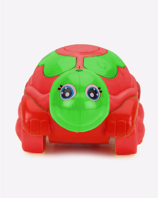 Shooting Star Friction Big Cute Turtle-Enhances Motor Skills-Assorted Color-Vehicle Toy-9M+