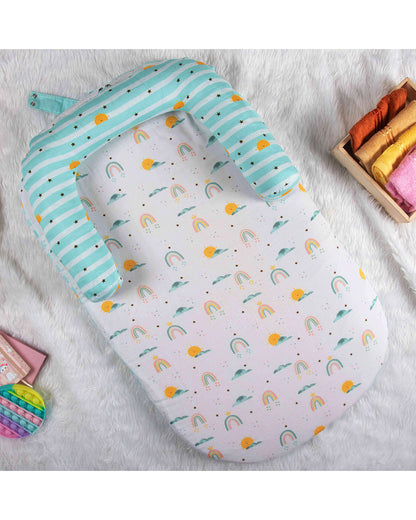 Tiny Snooze Horizon Foldable Baby Bedding Set-Portable Baby Bed