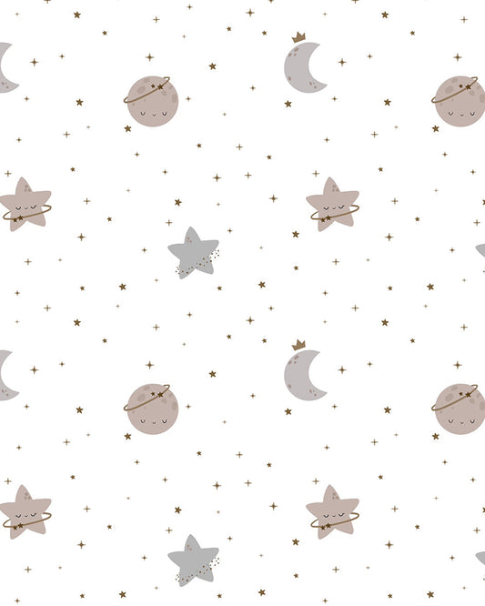 Tiny Snooze Starry Nights Swaddle-GOTS Certified Organic Cotton Muslin-Pack of 2-Infant Wraps