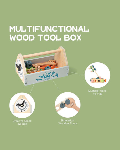 Playbox Fix It Up Tool Kit-Includes 31 Tools-Promotes Role Play-Pretend & Play Toy-12M+