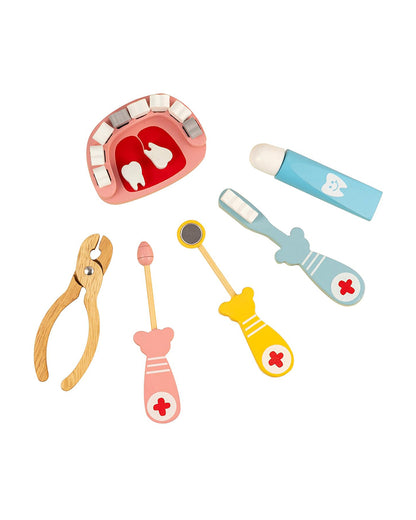 Playbox Happy Teeth-Includes 10 Teeth & 6 Tools-Promotes Role Play-Pretend & Play Toy-12M+