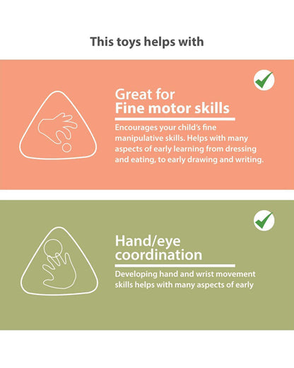 Playbox Happy Teeth-Includes 10 Teeth & 6 Tools-Promotes Role Play-Pretend & Play Toy-12M+