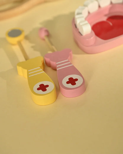 Playbox Happy Teeth-Includes 10 Teeth & 6 Tools-Promotes Role Play-Pretend & Play Toy-12M+