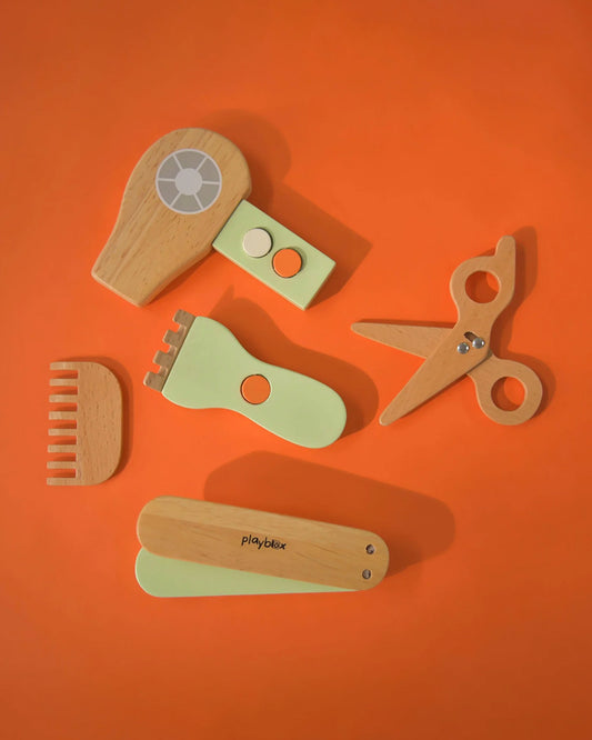 Playbox Comb & Shine-Includes 7 Pieces-Promotes Role Play-Pretend & Play Toy-12M+