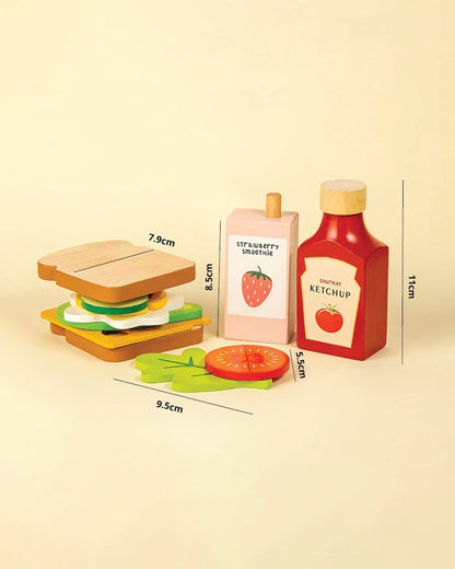 Playbox Toasty House-Includes 13 Pieces-Promotes Role Play-Pretend & Play Toy-12M+