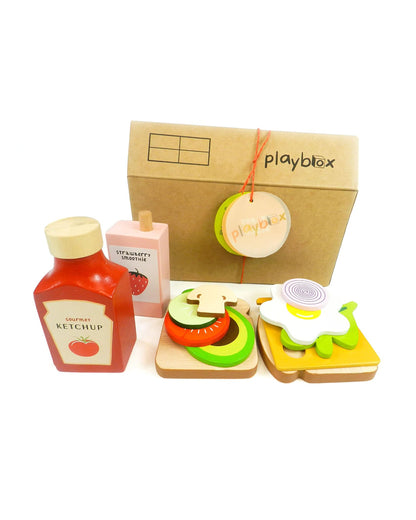 Playbox Toasty House-Includes 13 Pieces-Promotes Role Play-Pretend & Play Toy-12M+