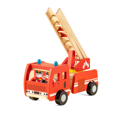 Playbox Marshall's Fire Truck-Includes 2 Fire Men & Fire Truck-Enhances Motor Skills-Vehicle Toy-9M+