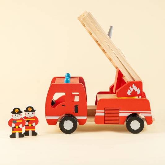 Playbox Marshall's Fire Truck-Includes 2 Fire Men & Fire Truck-Enhances Motor Skills-Vehicle Toy-9M+