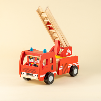 Playbox Marshall's Fire Truck-Includes 2 Fire Men & Fire Truck-Enhances Motor Skills-Vehicle Toy-9M+