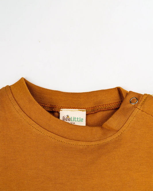 BeeLittle Brown Coord Set-Dinosaur-Cotton-For Infants