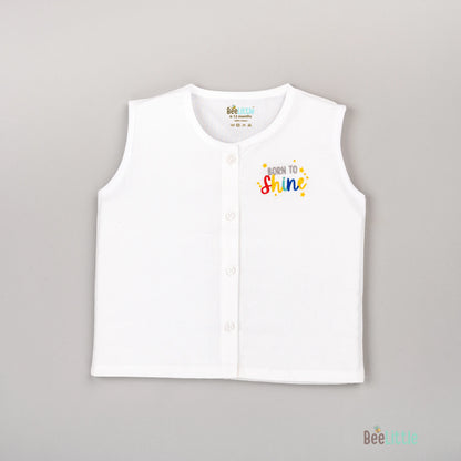 BeeLittle White Jhabla-Limited Edition-Organic Cotton-For Infants