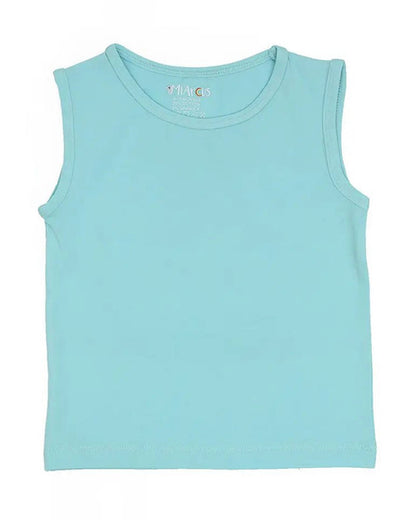 Mi Arcus Multicolored Vest-Solid-Cotton-Pack of 3-For Infants