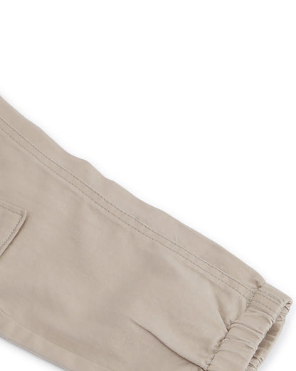 Chicco Beige Trouser-Solid-Cotton-For Infants